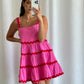 Rose Ric Rac Mini Dress- Ready to ship