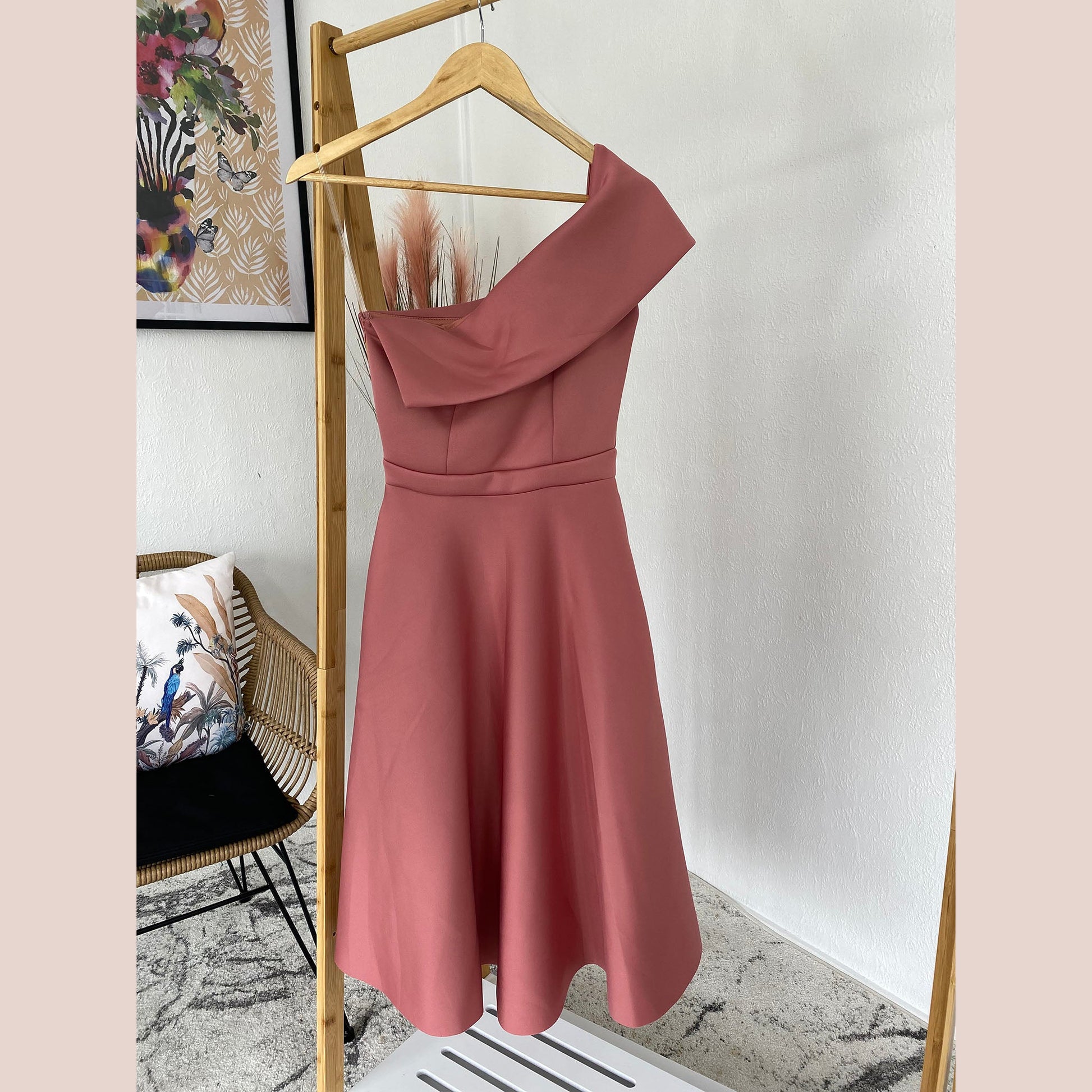 Zoe One Shoulder Dress - ChloZo Elegant Apparel