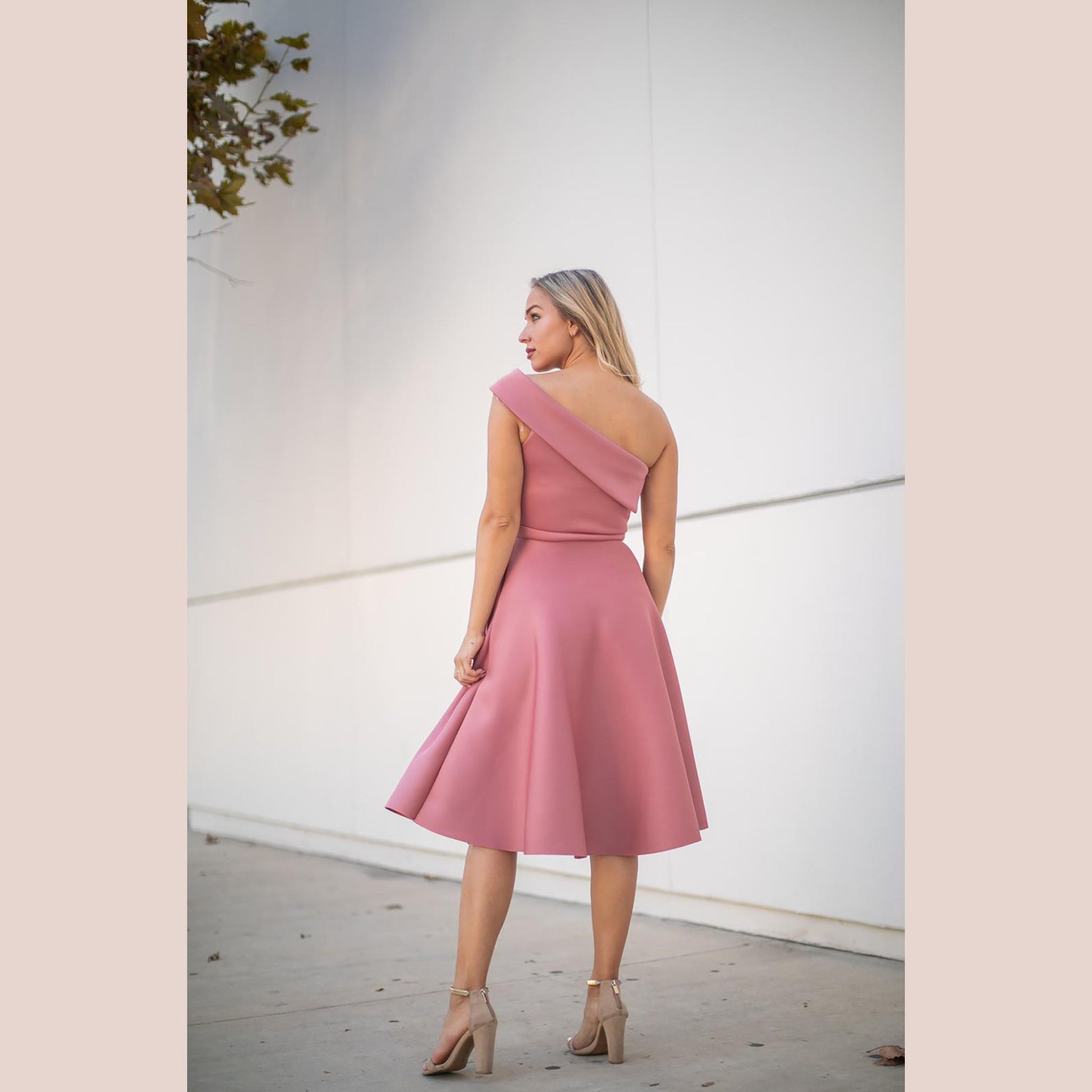 Zoe One Shoulder Dress - ChloZo Elegant Apparel